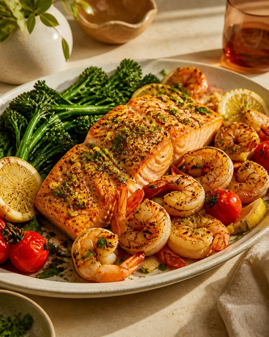Healthy Weeknight Dinners: Baked Lemon Pepper Tilapia with Garlicky Green Beans