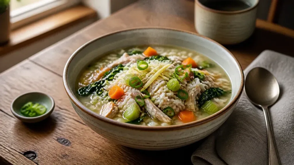 Photo of One-Pot Meals: Ginger Chicken and Vegetable Rice Soup