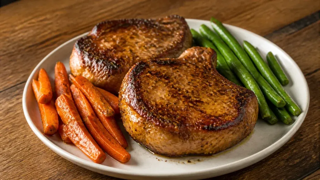 Easy Dinner Recipes: Crispy Honey Mustard Glazed Pork Chops