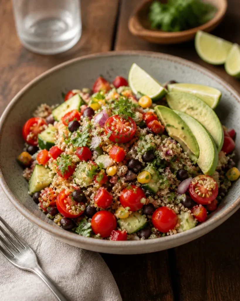 Quick Healthy Meals: Quinoa and Black Bean Power Salad